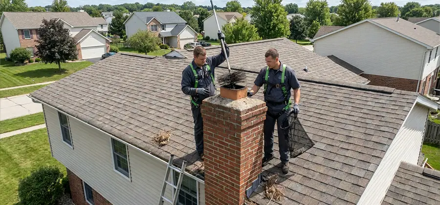 Bird Removal From Chimney in Arlington
